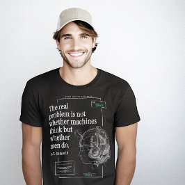 Camiseta Tecnologías de citas tecnológicas piensan en intel