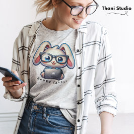 Camiseta Tecnologías de conejo cutáneo Guru Hoppy Pascua y