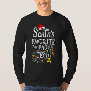 Camiseta Tecnologías radiológicas rad favoritas de Santa