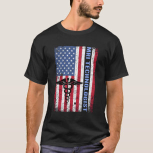 Camiseta Tecnólogo De Mri Xray Tech Us Flag Lab