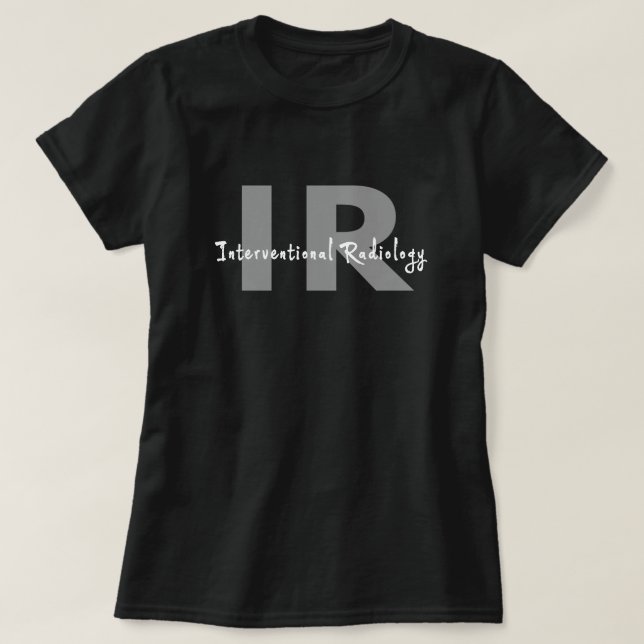 Camiseta Tecnólogo de Radiología Interventiva (Diseño del anverso)