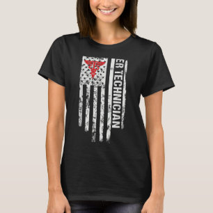 Camiseta Tecnólogo de Sala de Emergencia ER Tecnólogo Ame