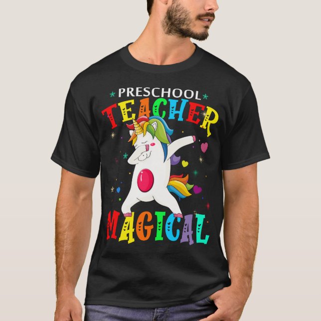 Camiseta tecnólogo preescolar mágico (Anverso)