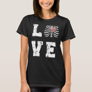 Camiseta Tecnólogo Rad Tech 1 de Radiología de Amor