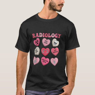 Camiseta Tecnólogo Radiológico Xray Tech Candy Heart Valen
