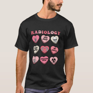 Camiseta Tecnólogo Radiológico Xray Tech Candy Heart Valen