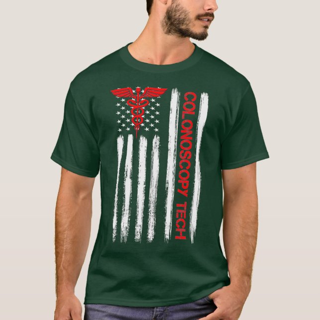 Camiseta Tecnólogo tecnológico de la Colonoscopia de Bander (Anverso)
