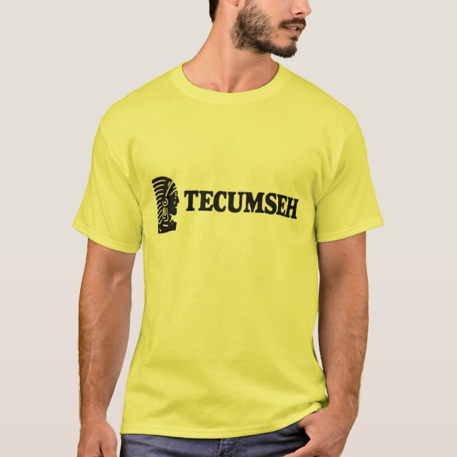 Camiseta Tecumseh_Indian_Logo_BW (Anverso)