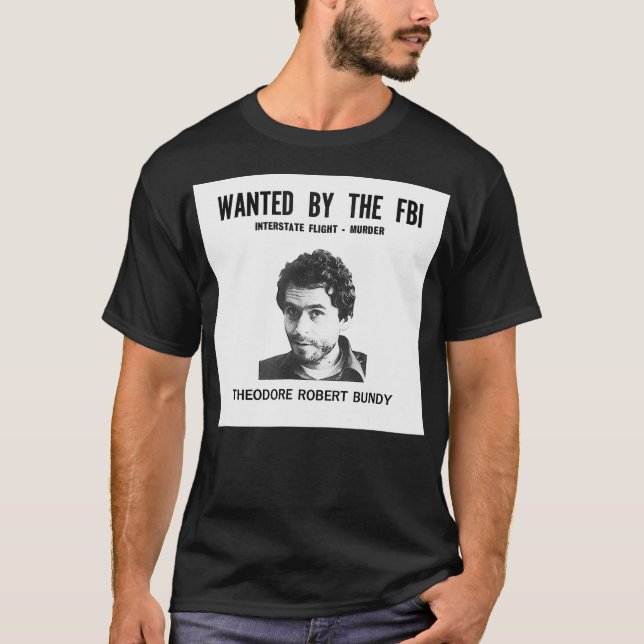 Camiseta Ted Beetle Serial Killer True Crime Bundy  (Anverso)