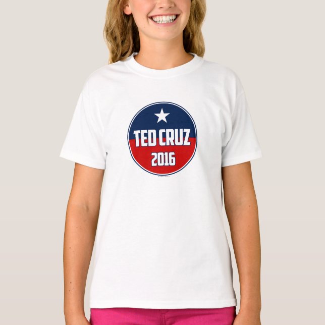 Camiseta Ted Cruz 2016 - candidato presidencial republicano (Anverso)