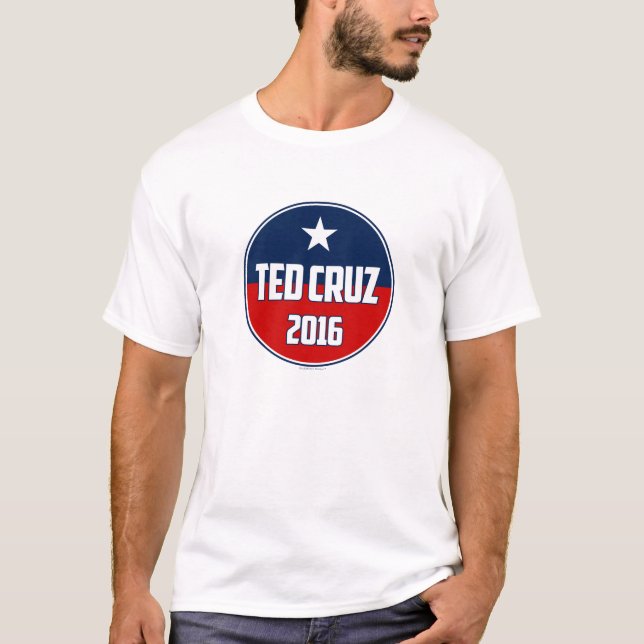 Camiseta Ted Cruz 2016 - candidato presidencial republicano (Anverso)