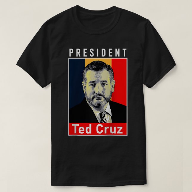 Camiseta Ted Cruz For President 2024  (Diseño del anverso)