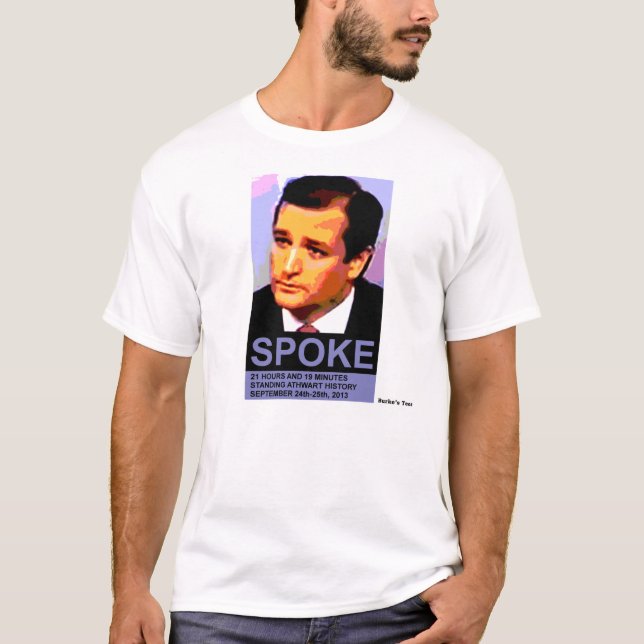 Camiseta Ted Cruz habló, los colores naturales (Anverso)