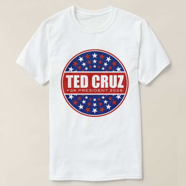 Camiseta Ted Cruz para Presidente 2028 (Diseño del anverso)