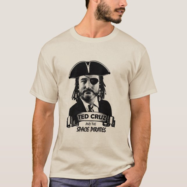 Camiseta Ted Cruz y los piratas del espacio (Anverso)