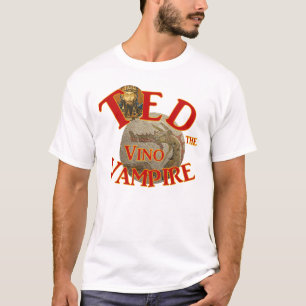 Camiseta Ted el Bar de Tiki Pagano del Vampiro del Vino Ted