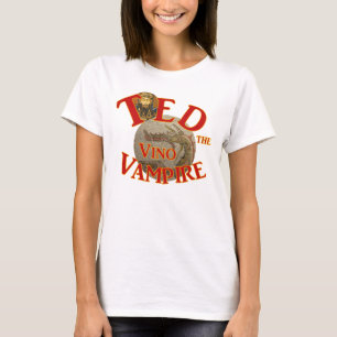 Camiseta Ted el Bar de Tiki Pagano del Vampiro del Vino Ted
