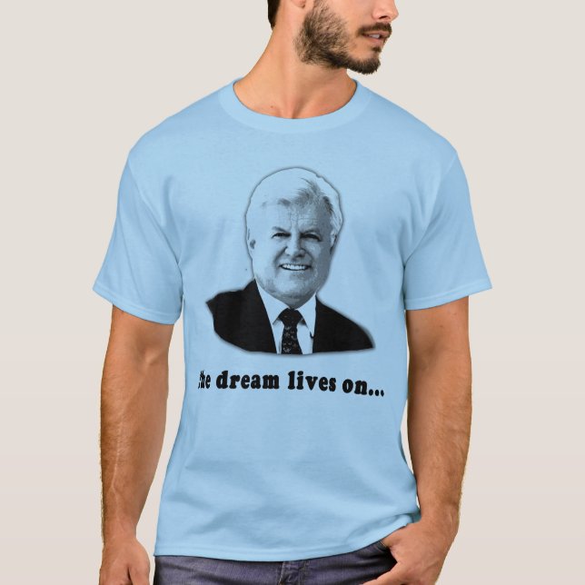 Camiseta Ted Kennedy las vidas del sueño encendido (Anverso)