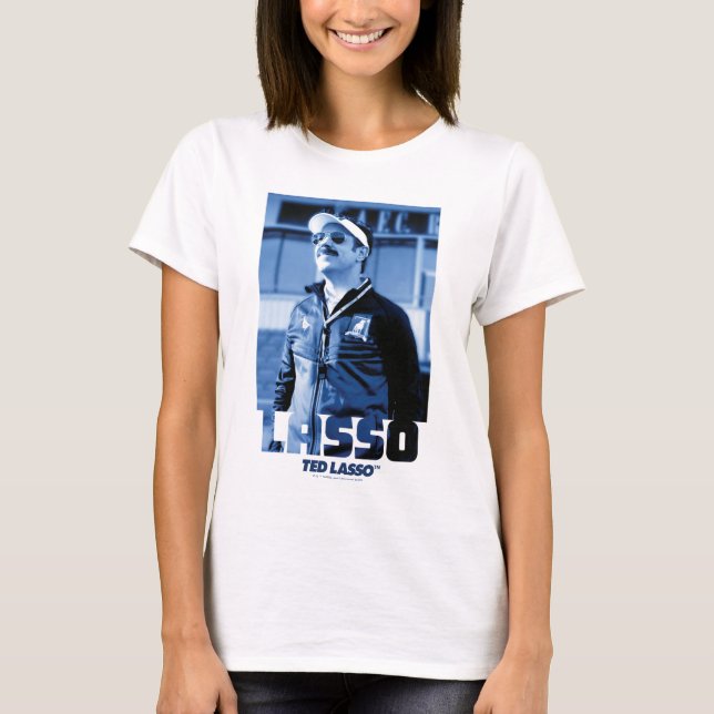 Camiseta Ted Lasso | Gráfica de retrato fotográfico de Lass (Anverso)