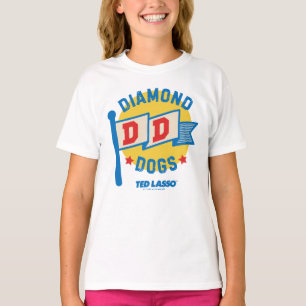 Camiseta Ted Lasso   Gráfica Pennant de Perros de Diamante