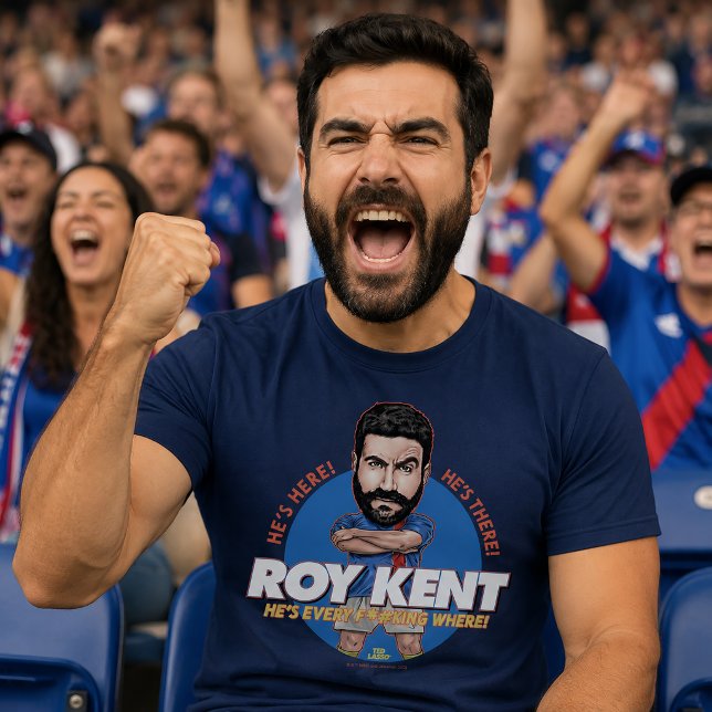 Camiseta Ted Lasso | Roy Kent Bobblehead (Simulated person wearing shirt)