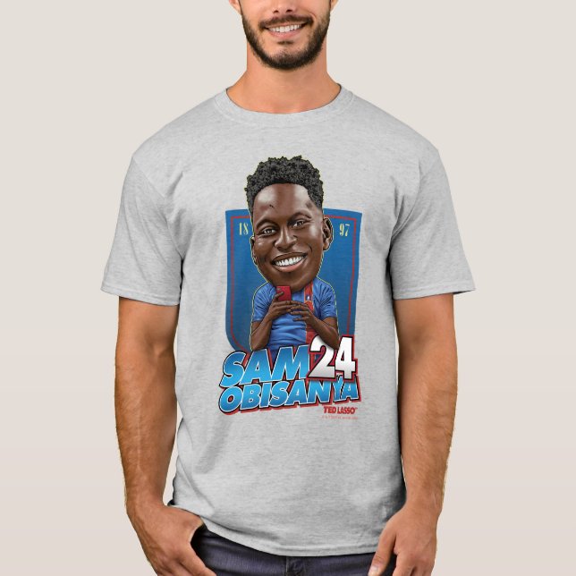 Camiseta Ted Lasso | Sam Obisanya Bobblehead (Anverso)