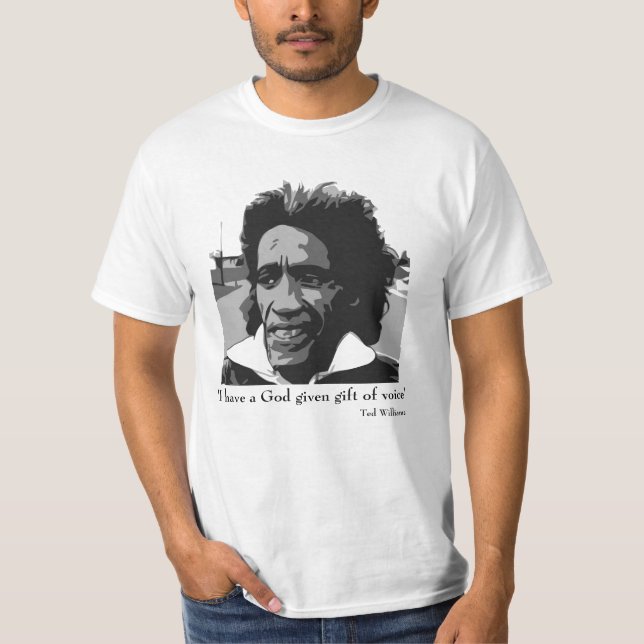 Camiseta Ted Williams on Discount Shirt white (Anverso)