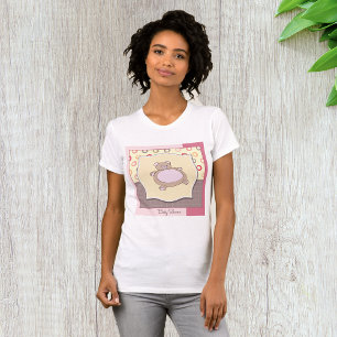 Camiseta Teddy Bear Baby Shower con círculos retro