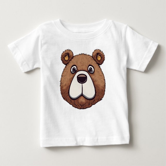 Camiseta Teddy Bear de Baby Fine Jersey (Anverso)