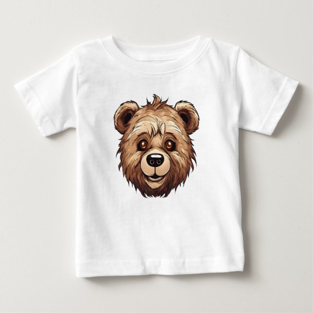 Camiseta Teddy Bear de Baby Fine Jersey (Anverso)