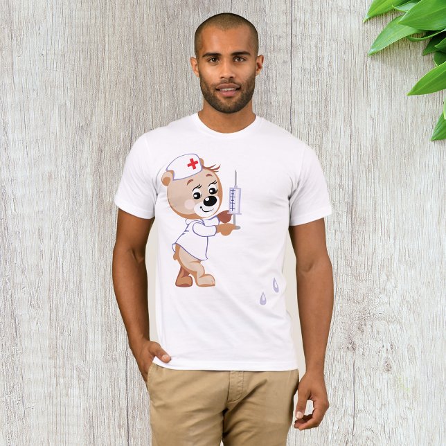 Camiseta Teddy Bear Enfermero Mens T-Shirt (Subido por el creador)