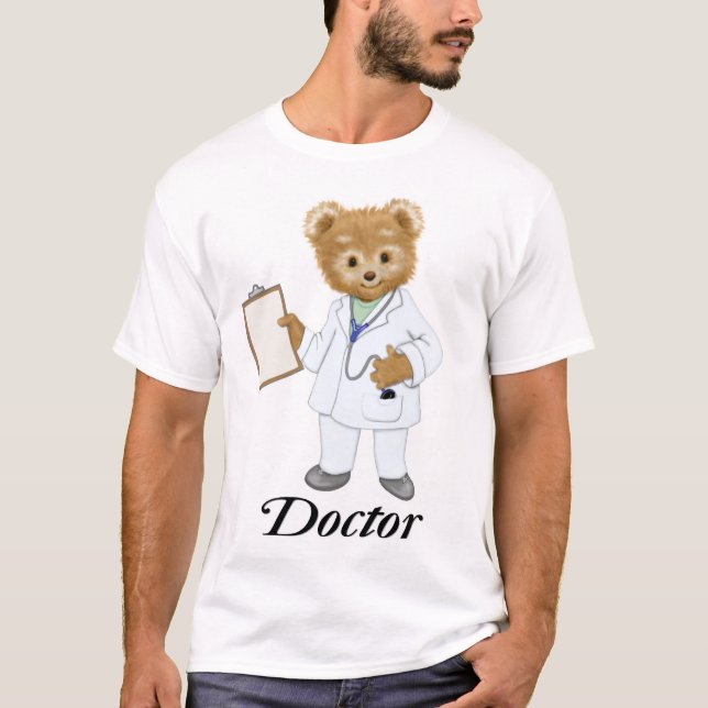 Camiseta Teddy Bear Médico (Anverso)
