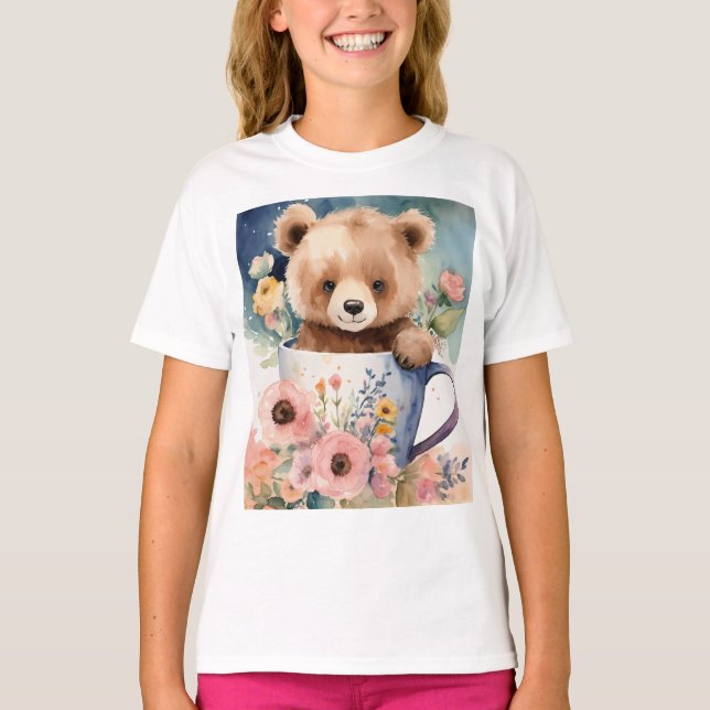 Camiseta Teddy Bear Mug Tee (Anverso)