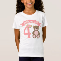 Teddy Bear Picnic Cumpleaños Shirt Shabby Shic Fie