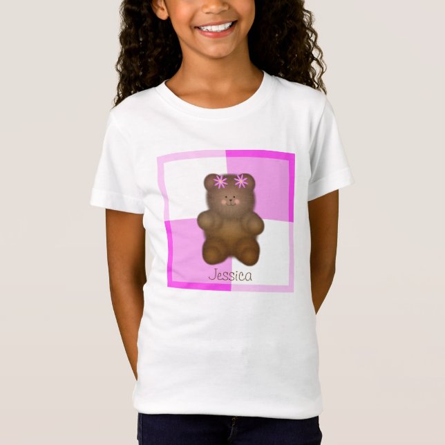 Camiseta Teddy Bear T Shirt personalizado (Anverso)