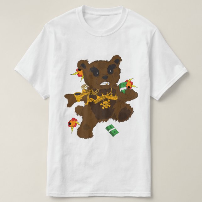 Camiseta Teddy Bear Trappin (Diseño del anverso)