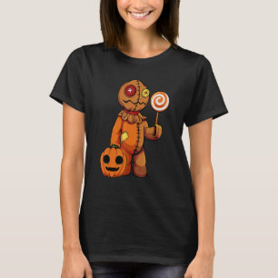 Camiseta Teddy Bear Trick O Trate Lazy Halloween Costume P