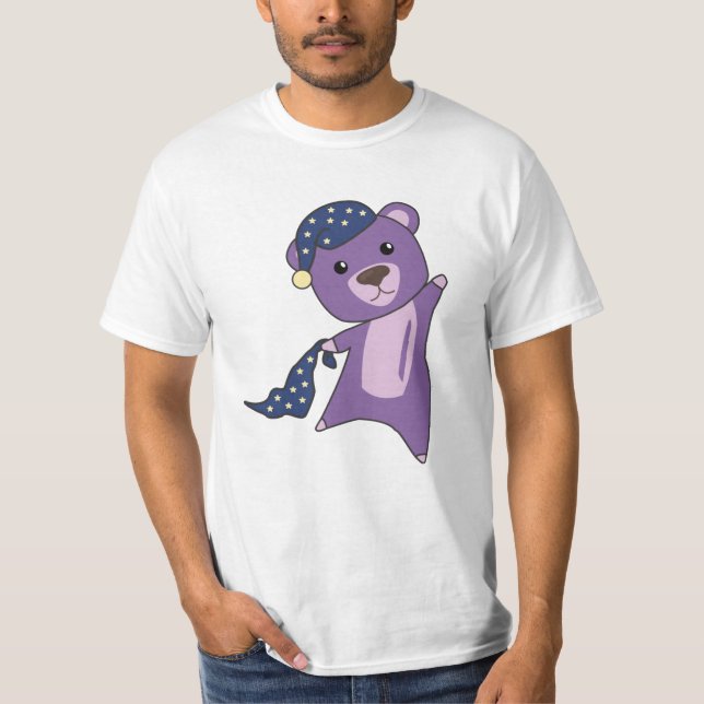 Camiseta Teddy Bear Turquoise Sleepyhead Teddy Bear (Anverso)