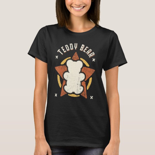 Camiseta Teddy Bear Vintage Retro Classic (Anverso)