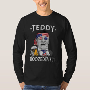 Camiseta Teddy Boozedevelopment Theodore Roosevelt 4 De Jul