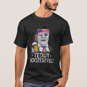 Camiseta Teddy Boozedevelopment Theodore Roosevelt 4 De Jul
