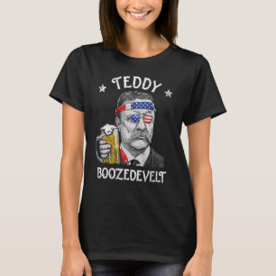 Camiseta Teddy Boozedevelopment Theodore Roosevelt 4 De Jul