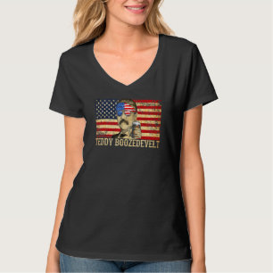 Camiseta Teddy Boozedevelopment Theodore Roosevelt 4 De Jul