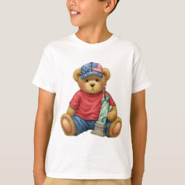 Camiseta Teddy con la Estatua de la Libertad, de Natasha Us