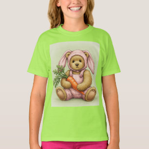 Camiseta Teddy - Conejito con zanahoria de Natasha Us