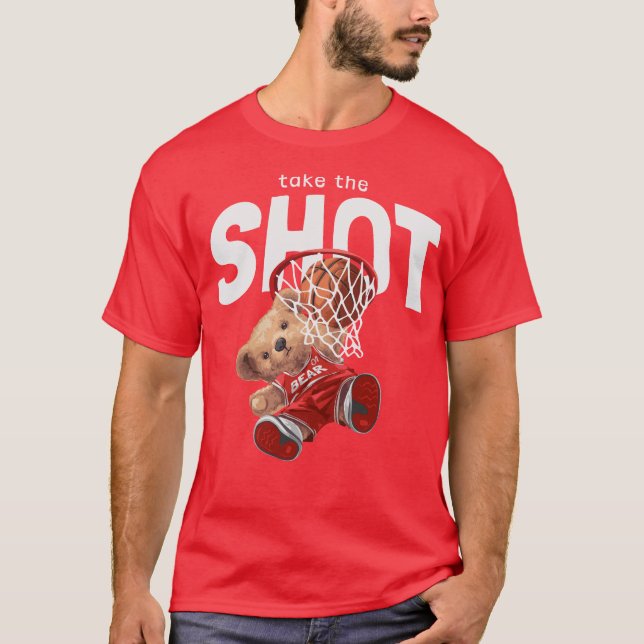 Camiseta Teddy Dunking en estilo (Anverso)