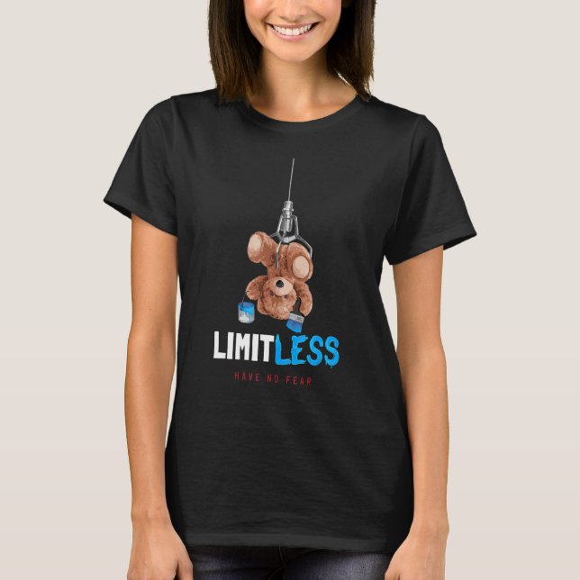 Camiseta Teddy Limitless Bear No Painter Miedo Blue Shake S (Anverso)