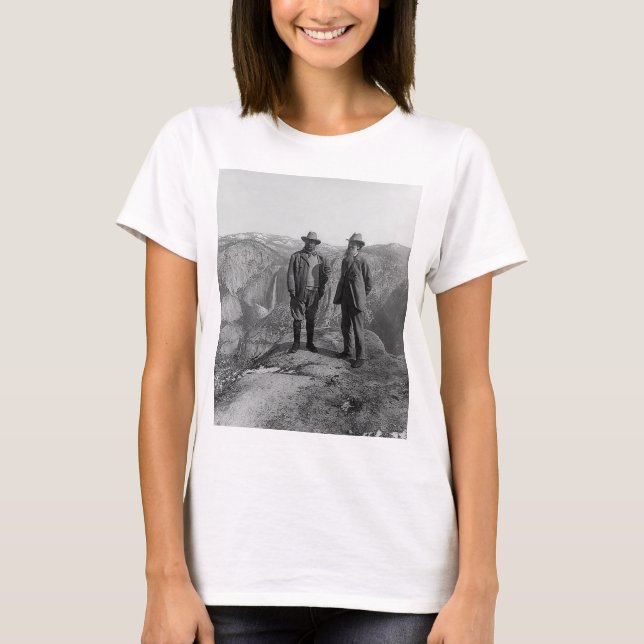 Camiseta Teddy Roosevelt y John Muir en Yosemite (Anverso)