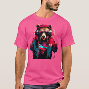 Camiseta Teddy Techno Bear Music