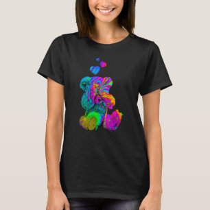 Camiseta Teddy Teddy Bear Trippy Colorful Teddy con